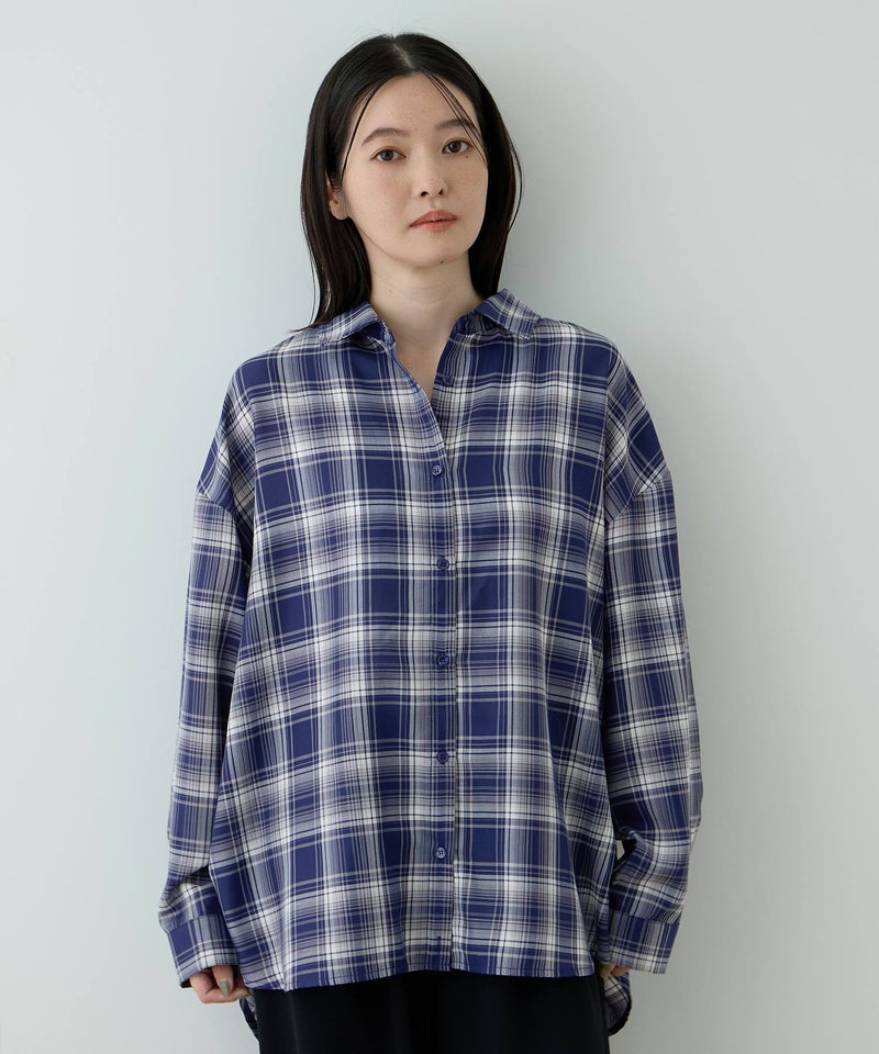 [値下げ]Free Nature  3WAYシアーチェックシャツ レディース商品画像-5