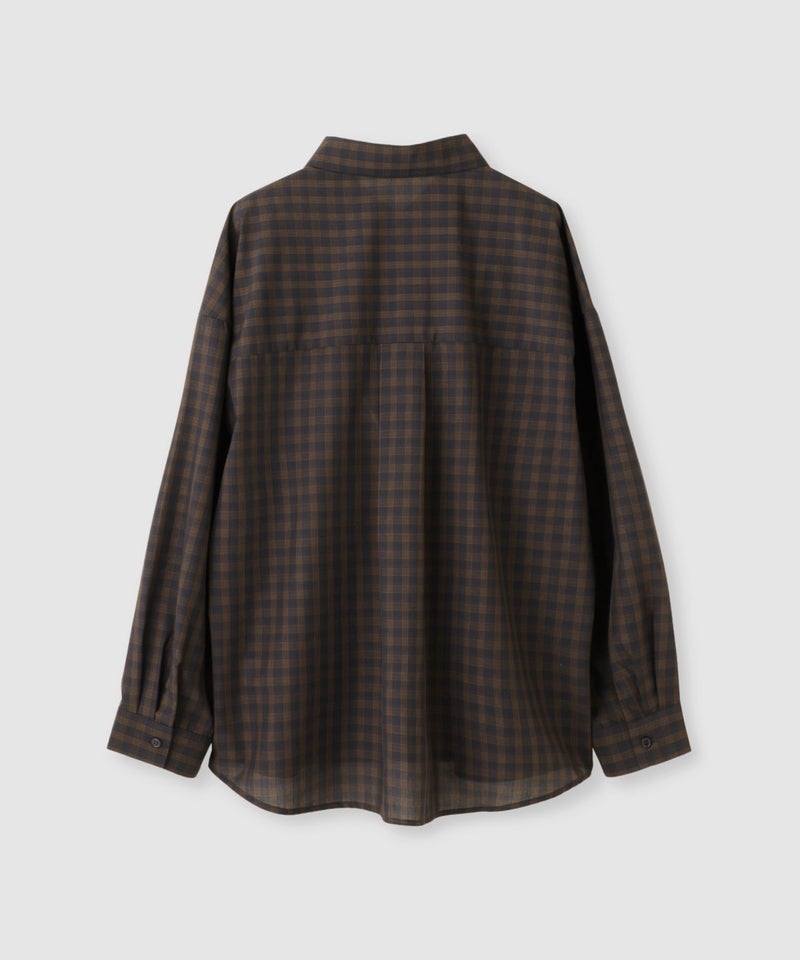 Free Nature 3WAYシアーチェックシャツ レディース商品画像-6