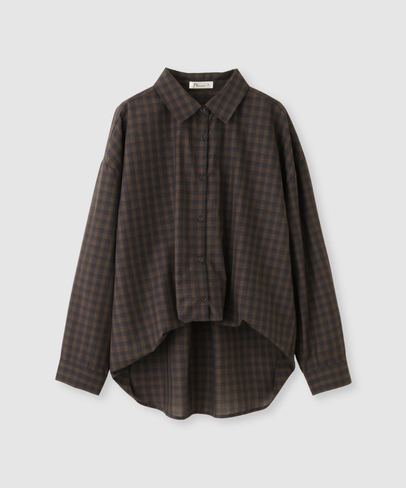 Free Nature 3WAYシアーチェックシャツ レディース商品画像-7