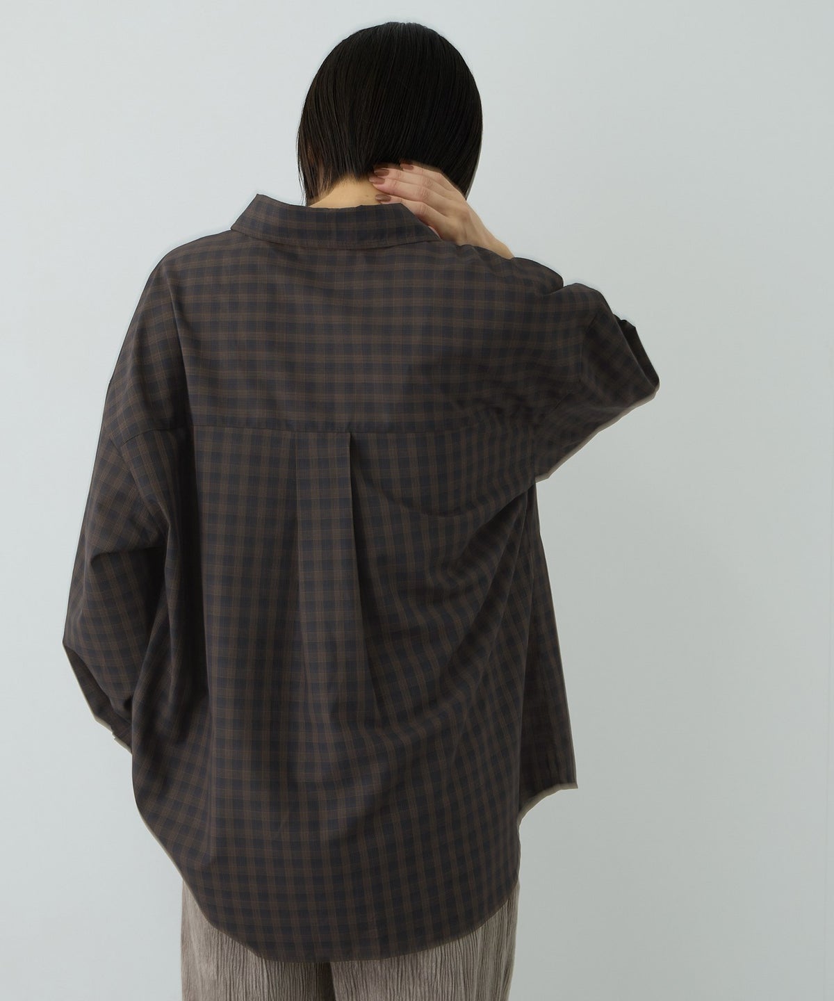 Free Nature 3WAYシアーチェックシャツ レディース