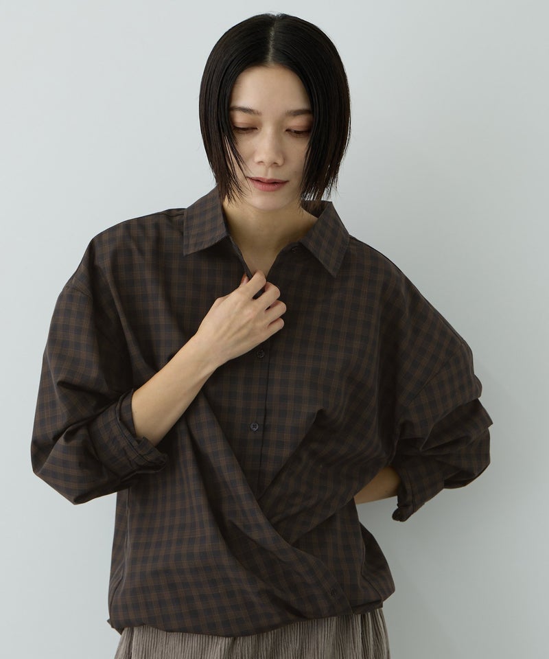 Free Nature 3WAYシアーチェックシャツ レディース商品画像-11