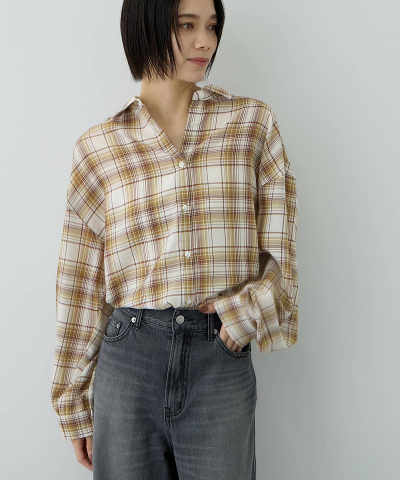 Free Nature  3WAYシアーチェックシャツ レディース商品画像-17
