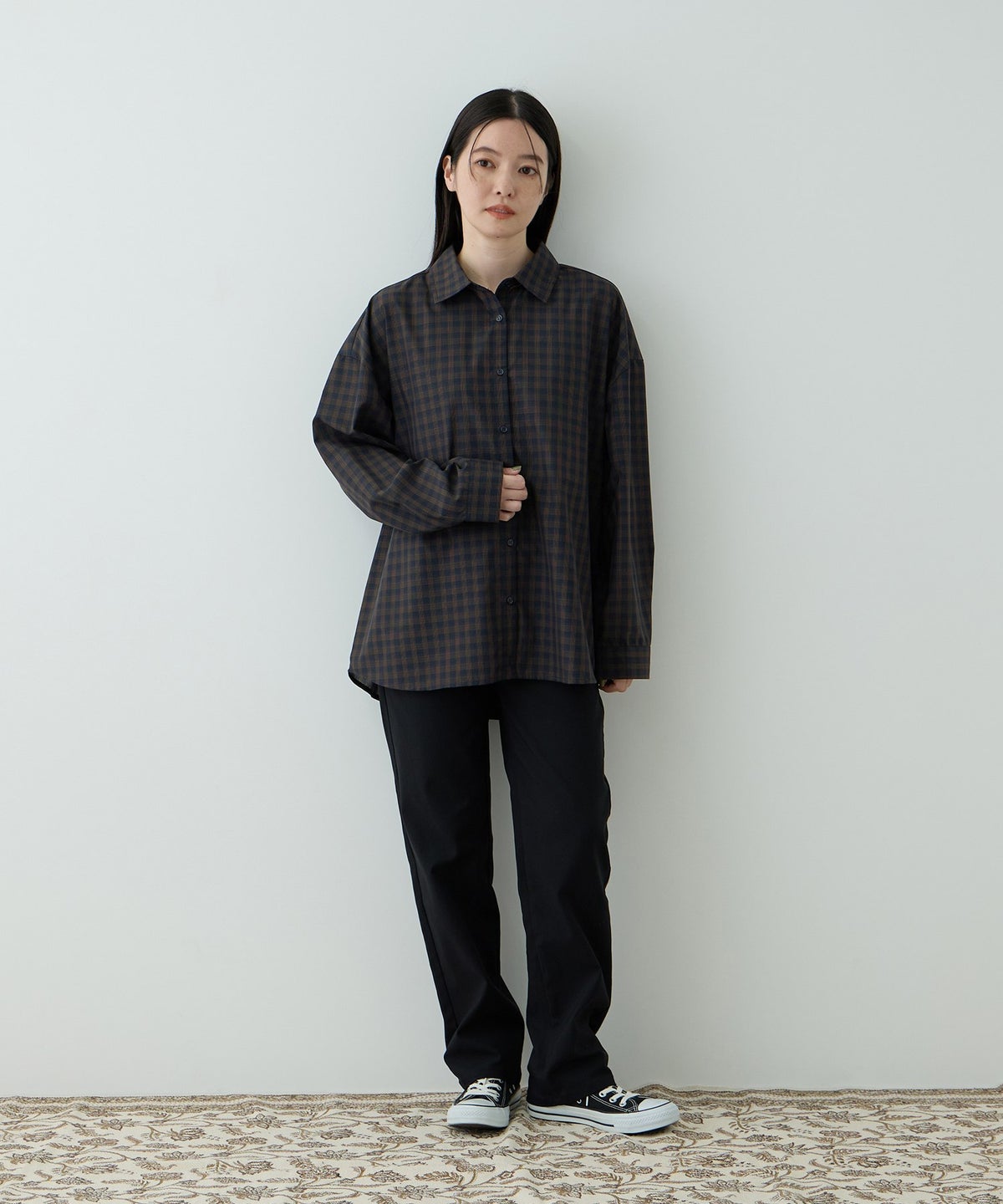 Free Nature 3WAYシアーチェックシャツ レディース