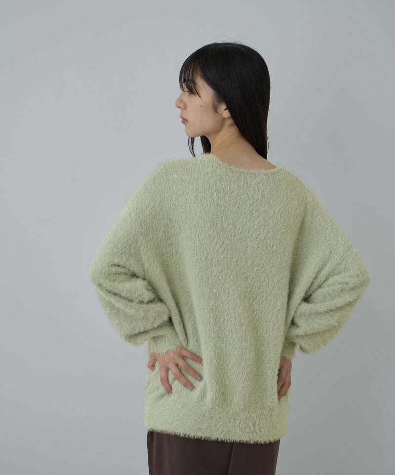 Free Nature フェザーヤーンVネックニット レディース商品画像-7