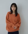 Free Nature フェザーヤーンVネックニット レディース商品サムネイル-15