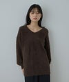 Free Nature  フェザーヤーンVネックニット レディース商品サムネイル-18