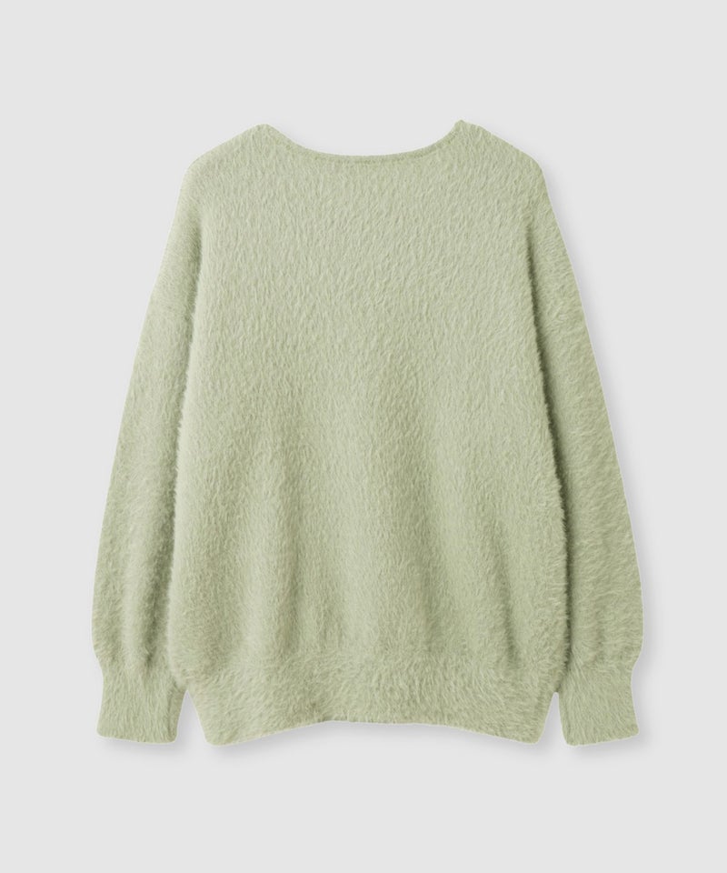 Free Nature フェザーヤーンVネックニット レディース商品画像-25