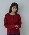 Free Nature  アイレットクルーネックカーディガン レディース商品サムネイル-1