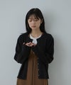 Free Nature アイレットクルーネックカーディガン レディース商品サムネイル-2