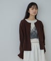 Free Nature  アイレットクルーネックカーディガン レディース商品サムネイル-3