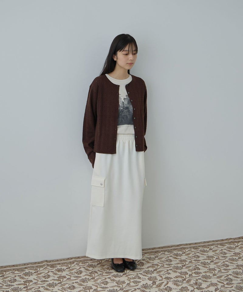 Free Nature  アイレットクルーネックカーディガン レディース商品画像-14