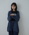 Free Nature  フェザーヤーンVネックカーディガン レディース商品サムネイル-1