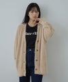 Free Nature  フェザーヤーンVネックカーディガン レディース商品サムネイル-5