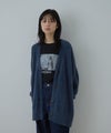 Free Nature フェザーヤーンVネックカーディガン レディース商品サムネイル-8