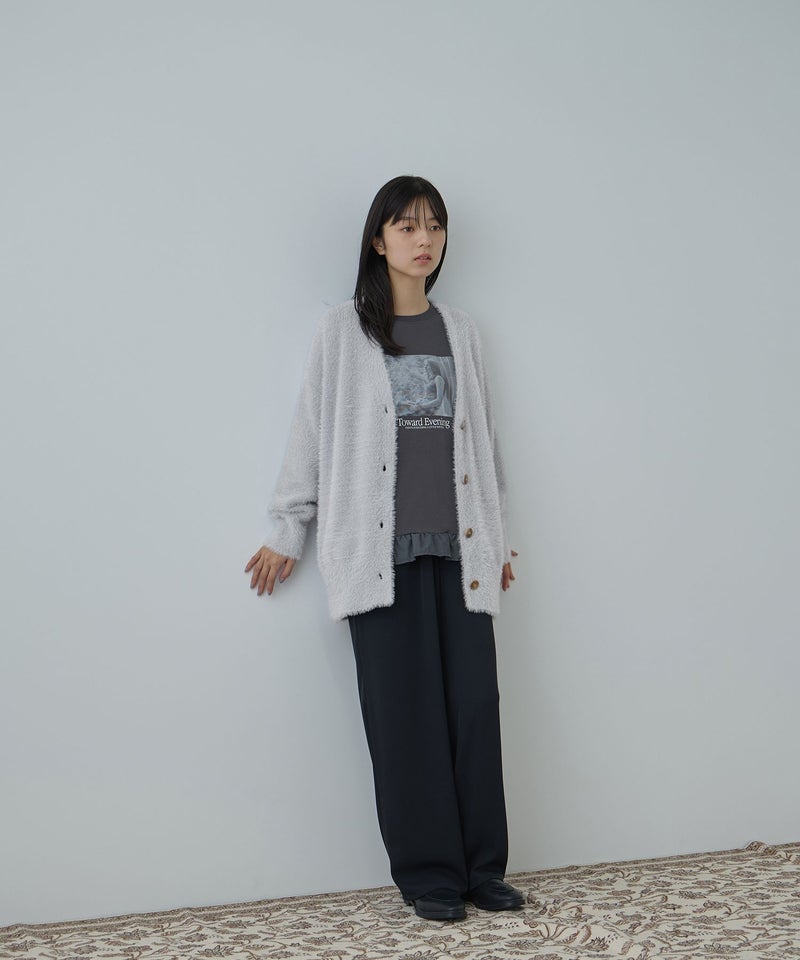 Free Nature  フェザーヤーンVネックカーディガン レディース商品画像-15
