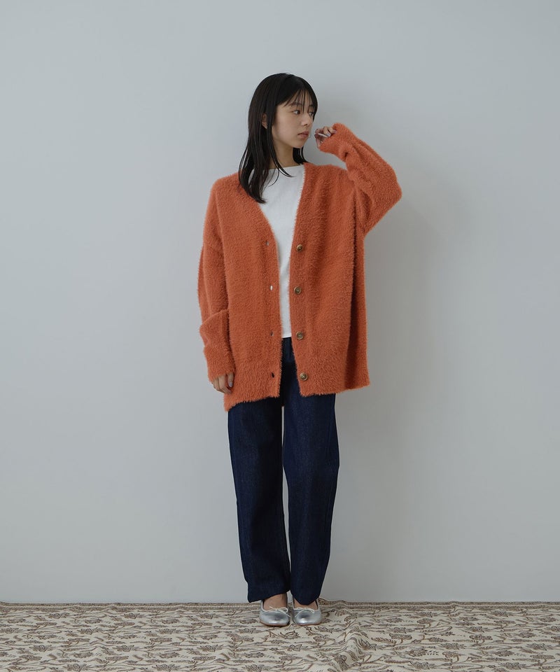 Free Nature フェザーヤーンVネックカーディガン レディース商品画像-21