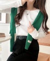 Classical Elf デコルテラインを美しく演出。クルーネックリブトップス(長袖) 商品サムネイル-6