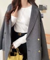 Classical Elf デコルテラインを美しく演出。クルーネックリブトップス(長袖) 商品サムネイル-9
