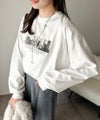Classical Elf 一枚でも、レイヤードでも。モードな雰囲気で魅せる綿100%モノクロフォトプリントロンT(長袖) 商品サムネイル-7