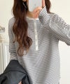 Classical Elf シンプルだからこそ、こだわりたい。シルケット加工ドット釦ヘンリーTシャツ(長袖) 商品サムネイル-14