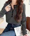Classical Elf シンプルだからこそ、こだわりたい。シルケット加工ドット釦ヘンリーTシャツ(長袖) 商品サムネイル-29