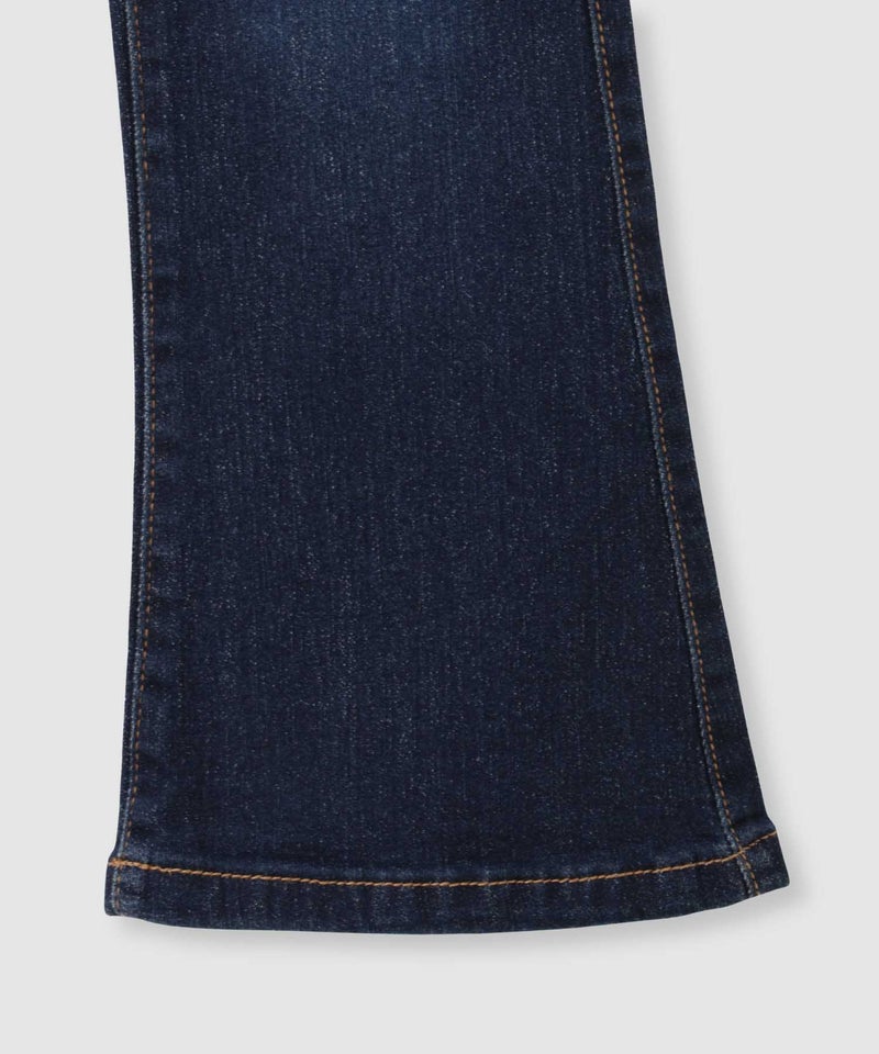 NAVY  のびるモン ストレッチデニムフレアパンツ キッズ商品画像-6