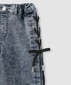 Simplify  サイドレースアップ デニムワイドパンツ キッズ商品サムネイル-5