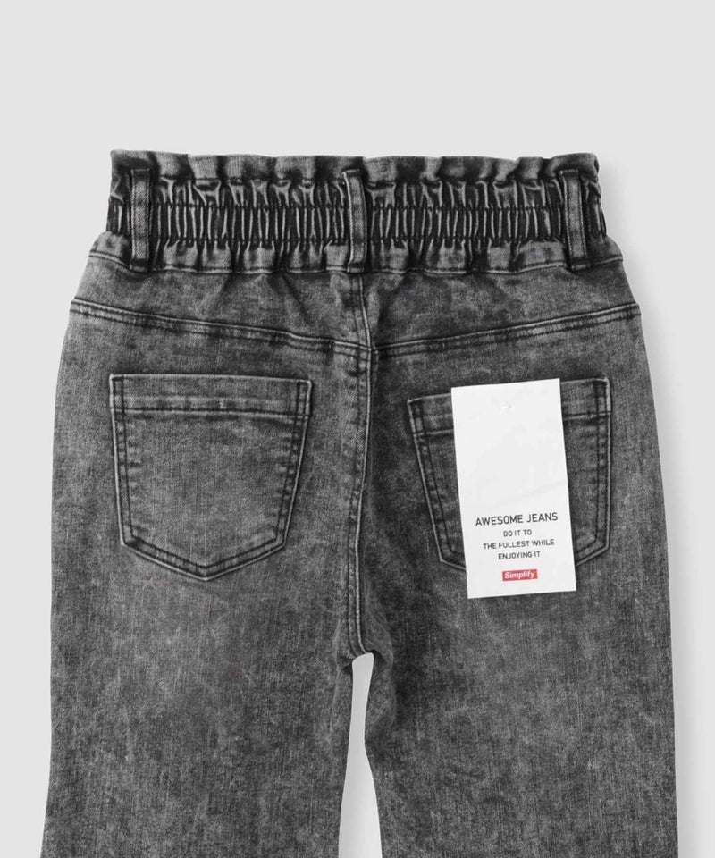 Simplify  ストレッチデニムフレア―パンツ キッズ商品画像-7