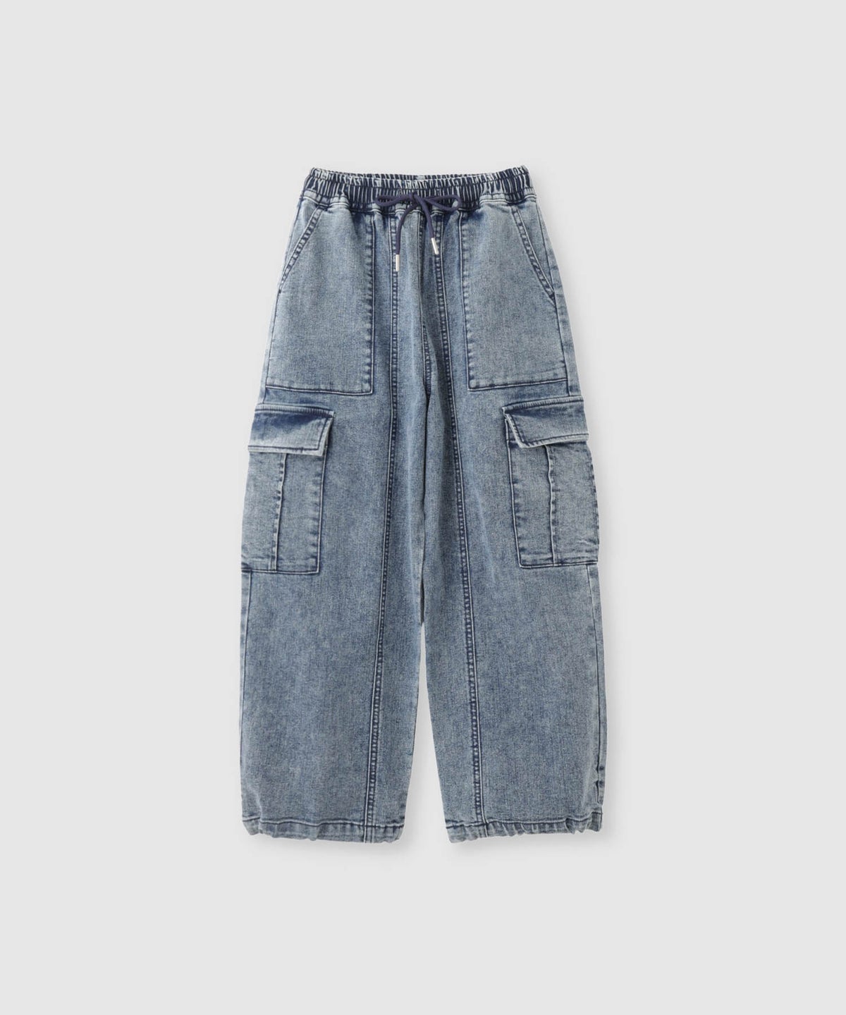 Simplify ストレッチデニムカーゴパンツ キッズ