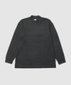 NAVY  MAC HEAT あったか滑らかニットフリースTシャツ 長袖モックネック メンズ商品サムネイル-3
