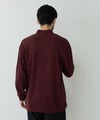 NAVY MAC HEAT あったか滑らかニットフリースTシャツ 長袖モックネック メンズ商品サムネイル-7