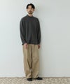 NAVY MAC HEAT あったか滑らかニットフリースTシャツ 長袖モックネック メンズ商品サムネイル-16