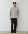 NAVY  MAC HEAT あったか滑らかニットフリースTシャツ 長袖モックネック メンズ商品サムネイル-19