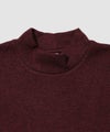 NAVY  MAC HEAT あったか滑らかニットフリースTシャツ 長袖モックネック メンズ商品サムネイル-25