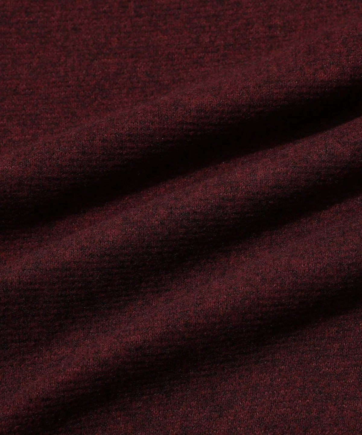 NAVY MAC HEAT あったか滑らかニットフリースTシャツ 長袖モックネック メンズ