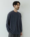 NAVY MAC HEAT あったか滑らかニットフリースTシャツ 長袖クルーネック メンズ商品サムネイル-3