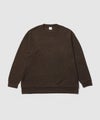 NAVY  MAC HEAT あったか滑らかニットフリースTシャツ 長袖クルーネック メンズ商品サムネイル-4