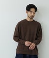 NAVY MAC HEAT あったか滑らかニットフリースTシャツ 長袖クルーネック メンズ商品サムネイル-4
