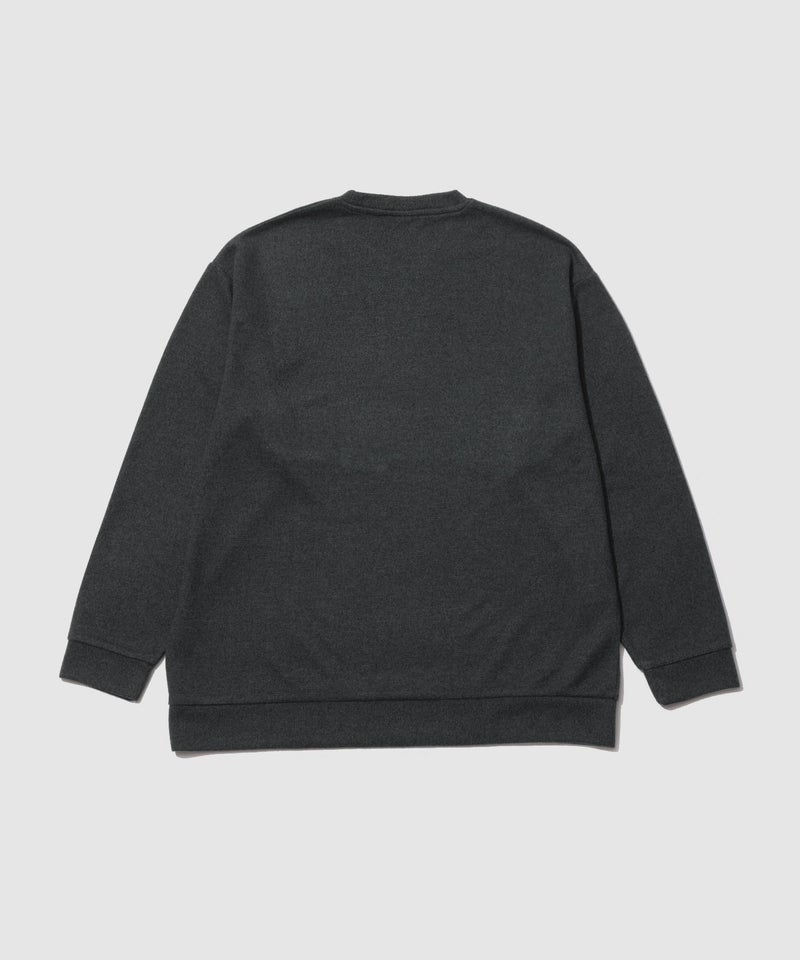 NAVY MAC HEAT あったか滑らかニットフリースTシャツ 長袖クルーネック メンズ商品画像-5