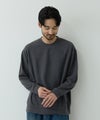 NAVY MAC HEAT あったか滑らかニットフリースTシャツ 長袖クルーネック メンズ商品サムネイル-5
