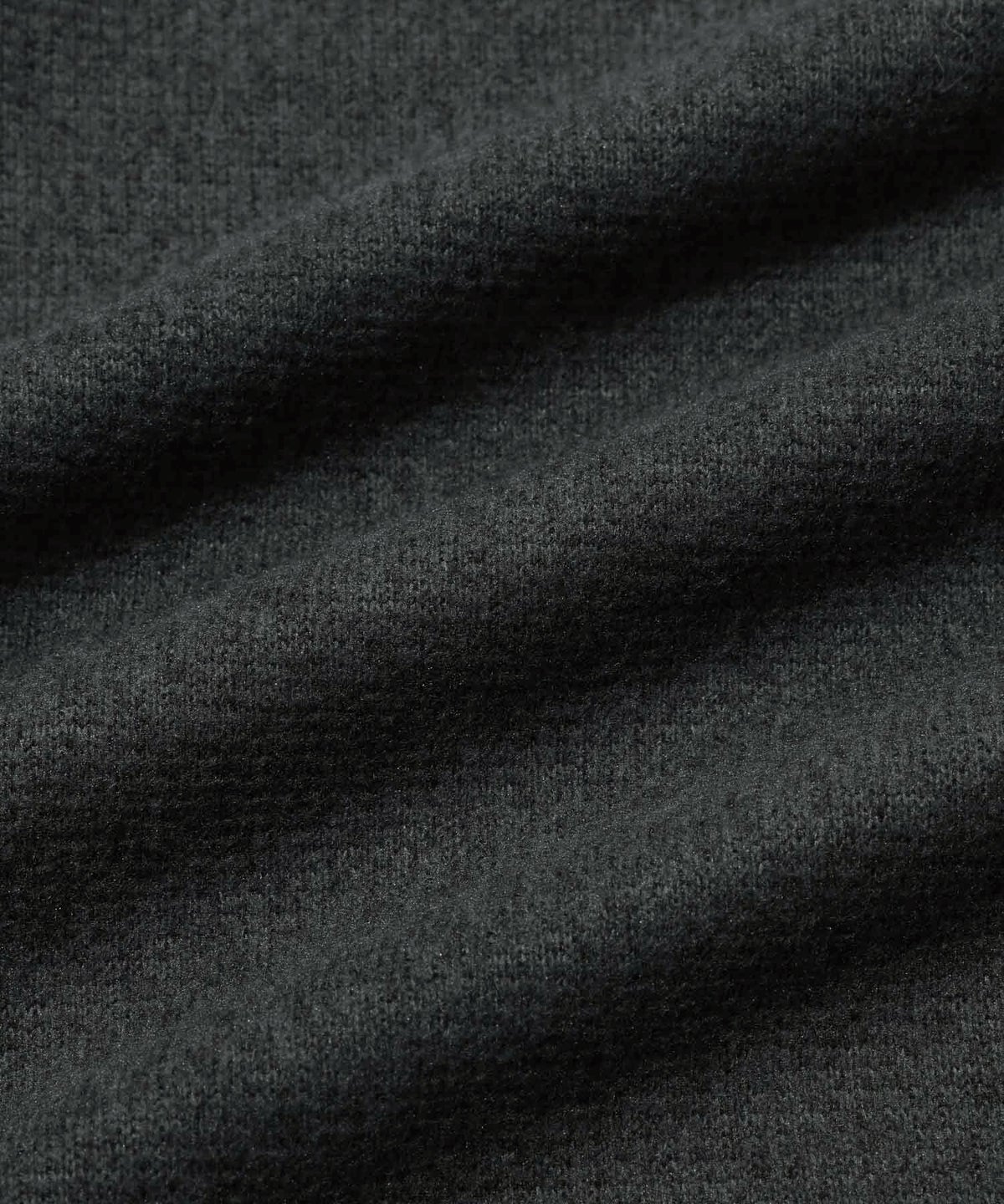 NAVY MAC HEAT あったか滑らかニットフリースTシャツ 長袖クルーネック メンズ