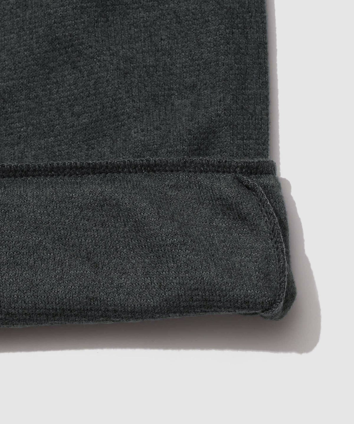 NAVY MAC HEAT あったか滑らかニットフリースTシャツ 長袖クルーネック メンズ