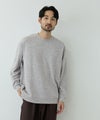 NAVY MAC HEAT あったか滑らかニットフリースTシャツ 長袖クルーネック メンズ商品サムネイル-11