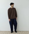 NAVY MAC HEAT あったか滑らかニットフリースTシャツ 長袖クルーネック メンズ商品サムネイル-18