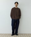 NAVY MAC HEAT あったか滑らかニットフリースTシャツ 長袖クルーネック メンズ商品サムネイル-19