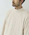 NAVY  MAC HEAT あったか滑らかニットフリースTシャツ 長袖タートルネック メンズ商品サムネイル-4