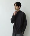 NAVY  MAC HEAT あったか滑らかニットフリースTシャツ 長袖タートルネック メンズ商品サムネイル-14