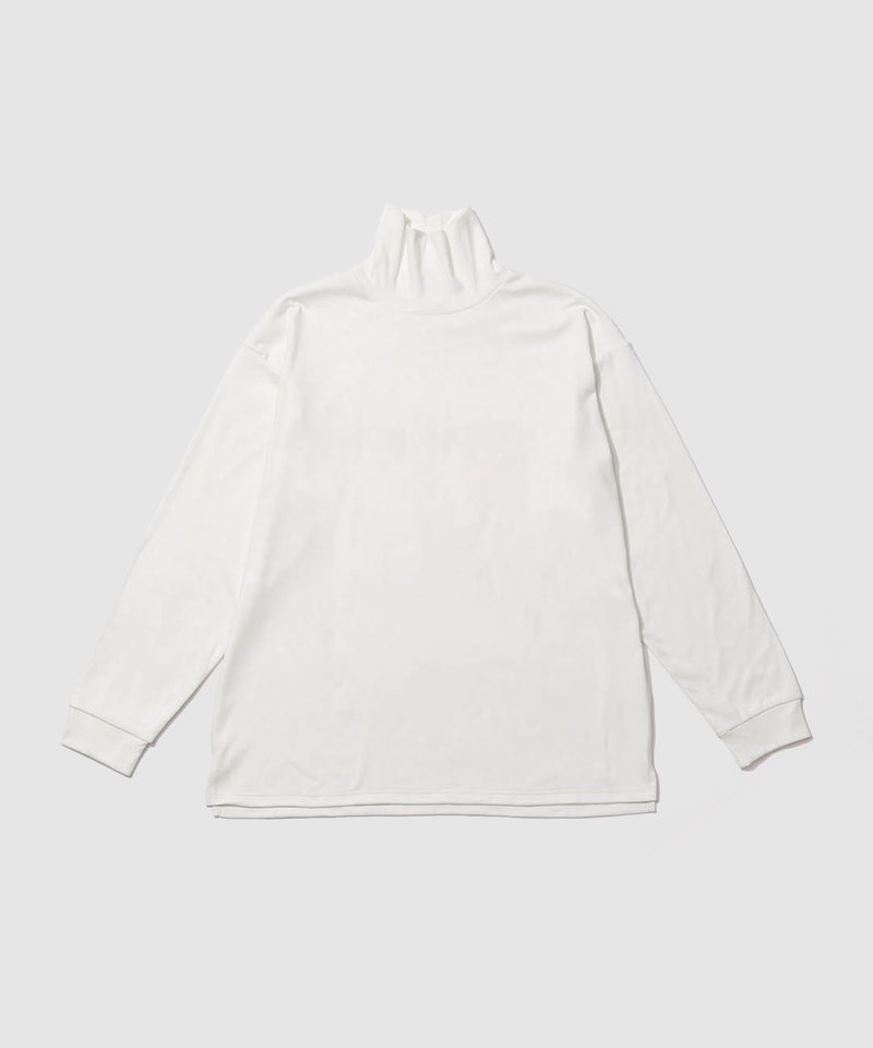 NAVY MAC HEAT あったか滑らかニットフリースTシャツ 長袖タートルネック メンズ商品画像-20