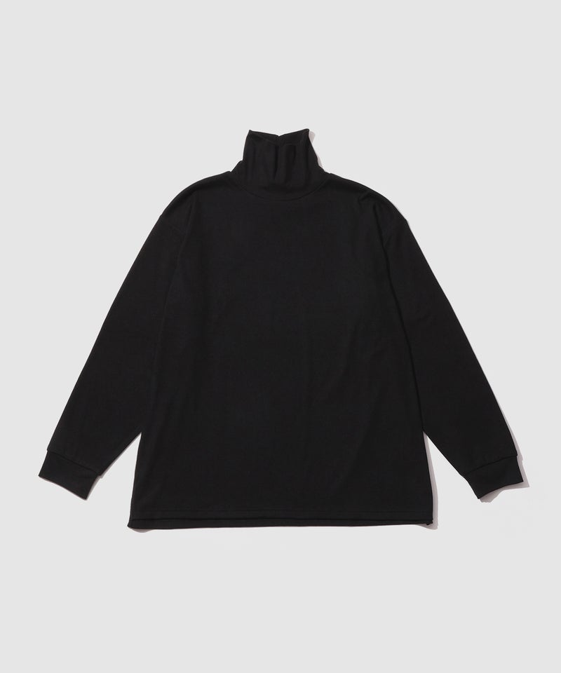 NAVY  MAC HEAT あったか滑らかニットフリースTシャツ 長袖タートルネック メンズ商品画像-22
