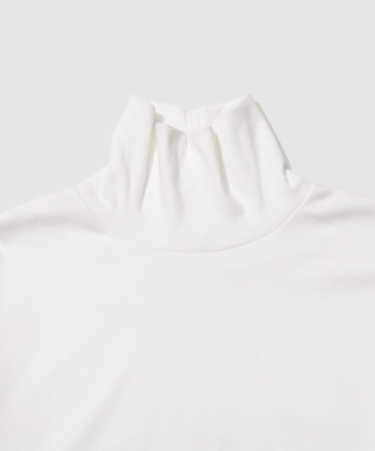 NAVY MAC HEAT あったか滑らかニットフリースTシャツ 長袖タートルネック メンズ